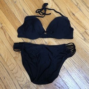 Xhilaration Black Bikini Size XL